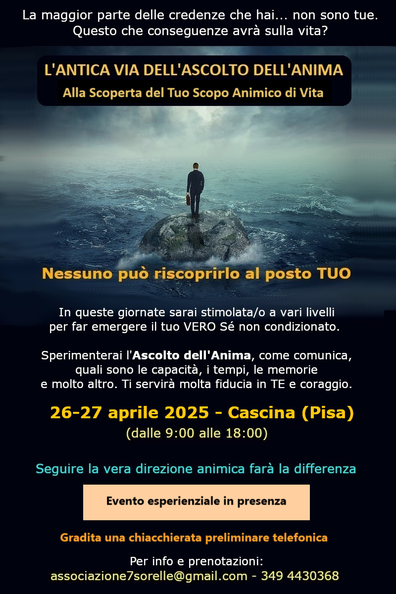 Lo scopo di vita ascolto dell'anima